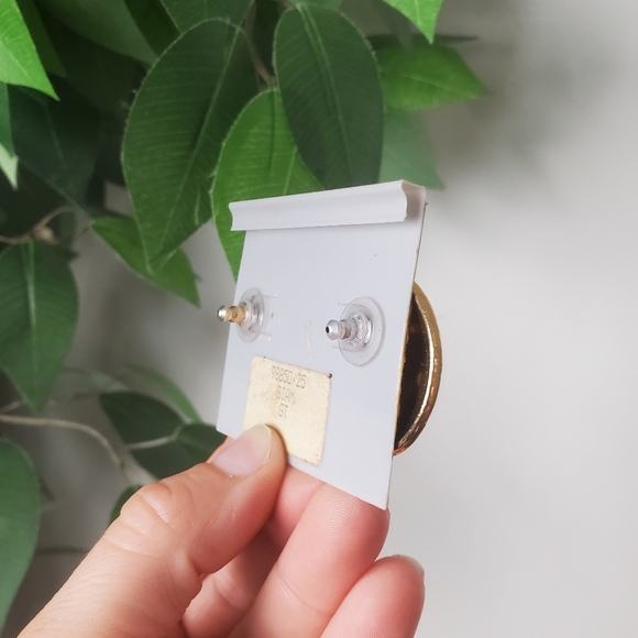 Vintage Savvy By Swarovski Full Lead Crystal Surgical Steel Earrings Round - Picture 4 of 8